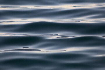 ripples on the sea surface, calm waves