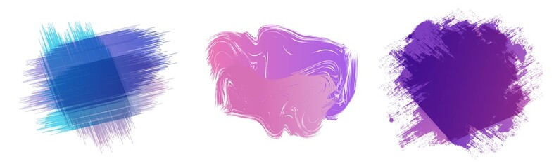 Abstract grunge paint splash shape vector, crayon chalk ink texture colorful element design background, blue purple graphic print, dirty splatter old spot, vintage decoration, brush scratch backdrop