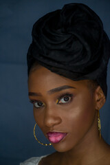 Face Portrait of a black woman
