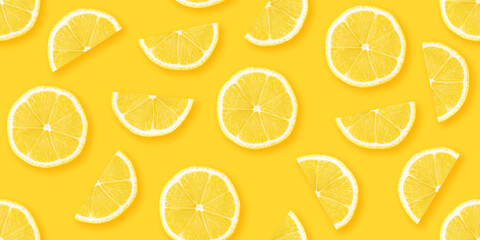 Citrus seamless backdrop texture