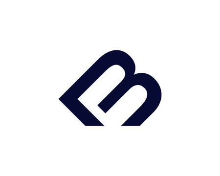 BM MB LETTER LOGO DESIGN VECTOR TEMPLATE. BM MB Minimalist, Creative, Unique, Simple, Flat, Modern Logo Design.