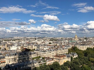 Fototapeta na wymiar panoramic view of paris