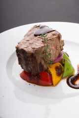 Prepared fillet mignon steak