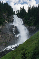 Fototapeta na wymiar Krimml waterfall, Austria, Alps