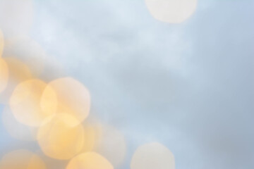 Abstract Christmas particle bokeh background