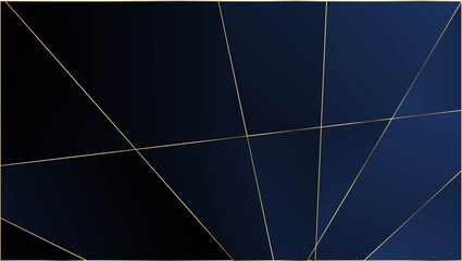 Blue Luxury Triangular Pattern. Silver Rich VIP Geometric Celebration 