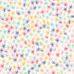 Seamless abstract hand drawn pattern