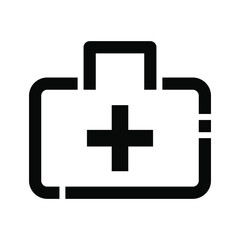 Medicine hospital icon set. Healthcare symbol vector collection.