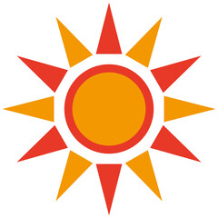 abstract sun vector illustration