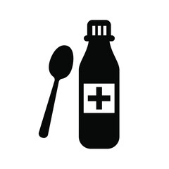 Medicine hospital icon set. Healthcare symbol vector collection.