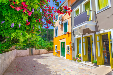 Street in Kefalonia, Greece