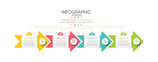 Presentation business abstract background infographic template