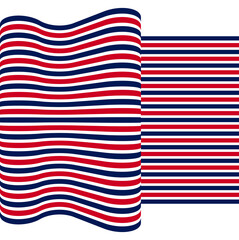 Minimal design of abstract lines in 3D perspective vector abstract background, minimalistic cool trendy retro template for covers posters and banners.