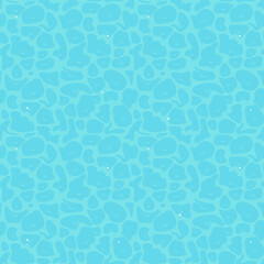 Obraz premium Seamless water pattern flat design vector illustration