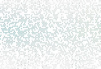 Light Blue, Green vector pattern with spheres.