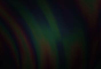 Fototapeta premium Dark Silver, Gray vector pattern with curved circles.