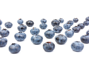 Blueberry isolated. Blueberry on white background. Bilberry. Clipping path.