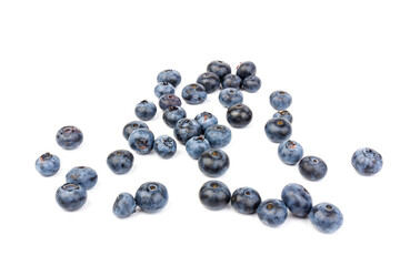 Blueberry isolated. Blueberry on white background. Bilberry. Clipping path.