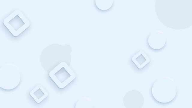 Abstract geometric background. Smooth geometric shapes and lines. Background in the style of neomorphism