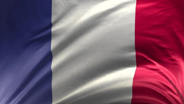 Flag of France 3D Loop