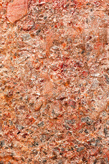 Background concrete wall, traces of weathering, worn wall damaged paint old paint. Remains of old paint on the painted concrete surface. Grungy concrete surface.