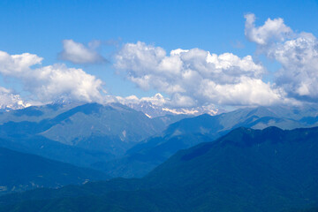 Obraz na płótnie Canvas Mountains landscape and view in Racha, Georgia