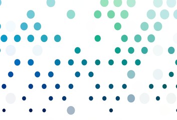 Light Blue, Green vector texture with disks.