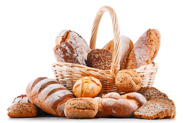 Composition with assorted bakery products