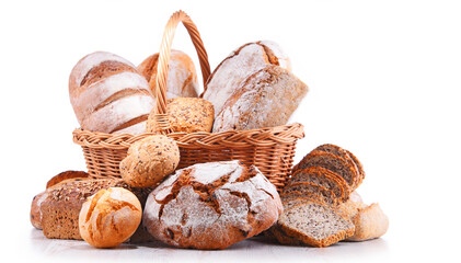 Composition with assorted bakery products