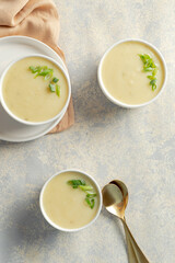 vegetable soup in a bowl