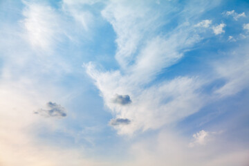 Ghost Shaped Clouds . Hazy Heaven in the Morning