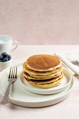stack of pancakes on a plate