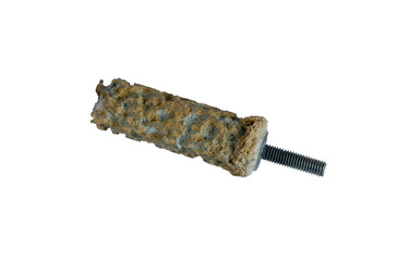 Old anode of a water heater.