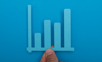 business diagramm performance data chart