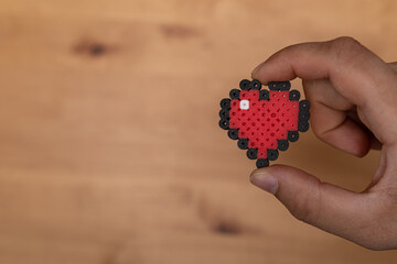 romantic love heart background red symbol valetine