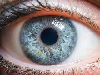 close up of human eye