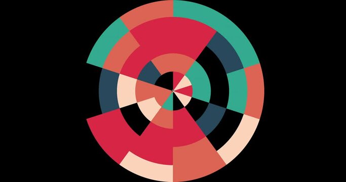 glicth HUD circle element