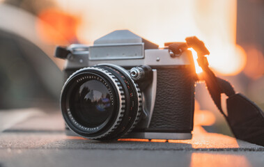 Old retro analog camera