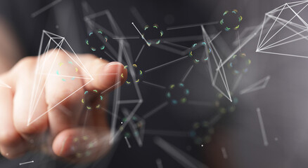 organization network team concept networking.