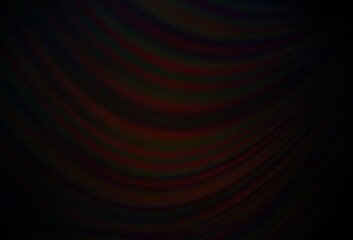 Dark Red vector pattern with bent ribbons.