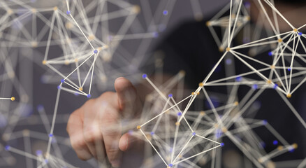 organization network team concept networking.