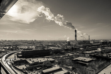 power plant in the city