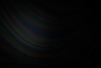 Dark Silver, Gray vector pattern with curved circles.