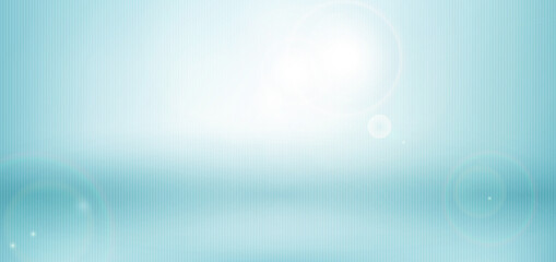 Abstract blue blurred nature background with sunlight.