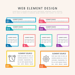 Infographics design template with place for your text. Vector illustration
