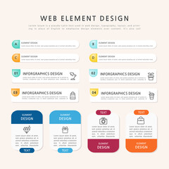Infographics design template with place for your text. Vector illustration
