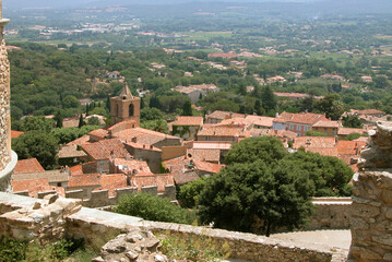 Fototapeta na wymiar Blick auf Grimaud, Côte d'Azur