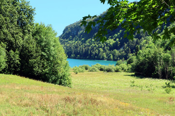 Lac d'Ilay dans le Jura
