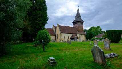 All Saints' Church in Steep near Petersfield in the South Downs National Park, Hampshire, UK