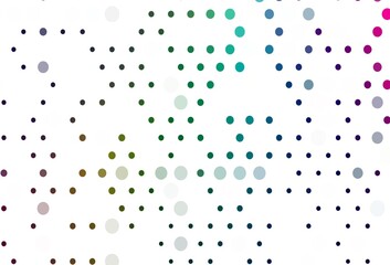 Light Multicolor, Rainbow vector texture with disks.